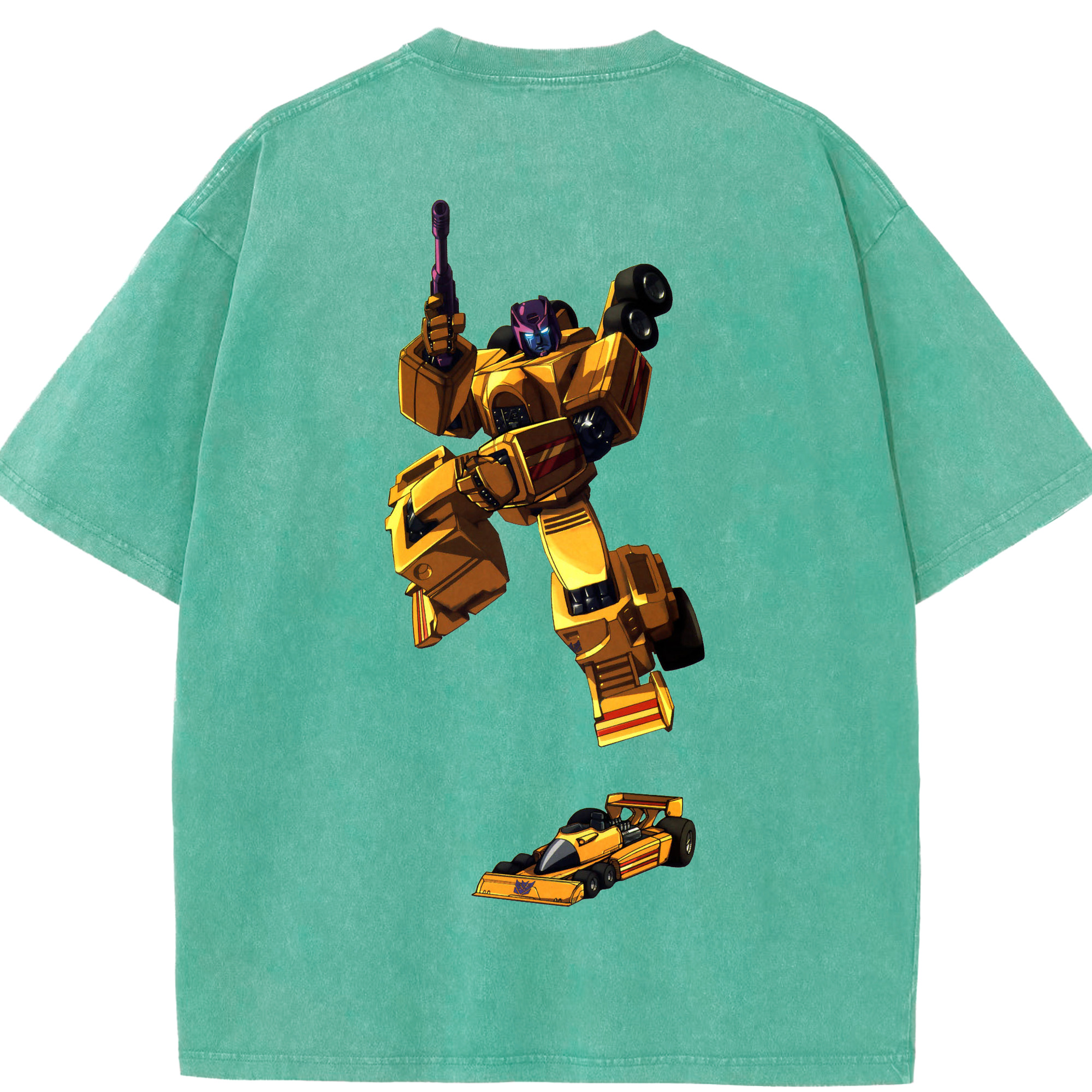 （画像用）  綿100% ヴィンテージ風 半袖Tシャツ（背面プリント）